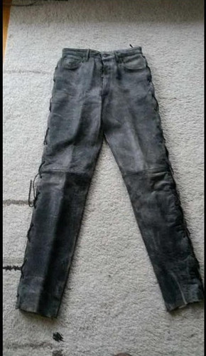 Pantalone pelle robusto e - pelle,