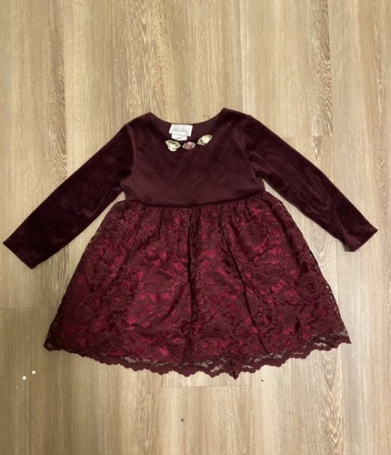 Abito pizzo bordeaux e - abito,