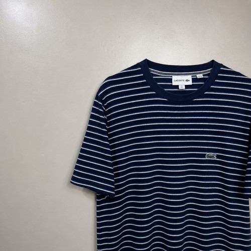 Shirt righe lacoste blu - t-shirt,