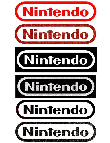 Adesivo logo nintendo - adesivo,
