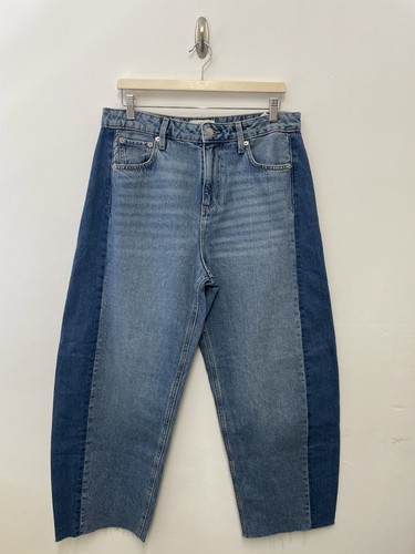 Jeans bicolore gamba - jeans,