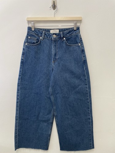 Jeans gamba larga cropped - larga,
