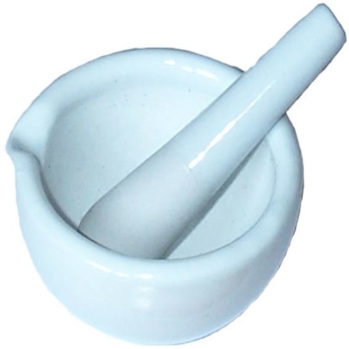 Pestle and mortar 100mm size - pestle,